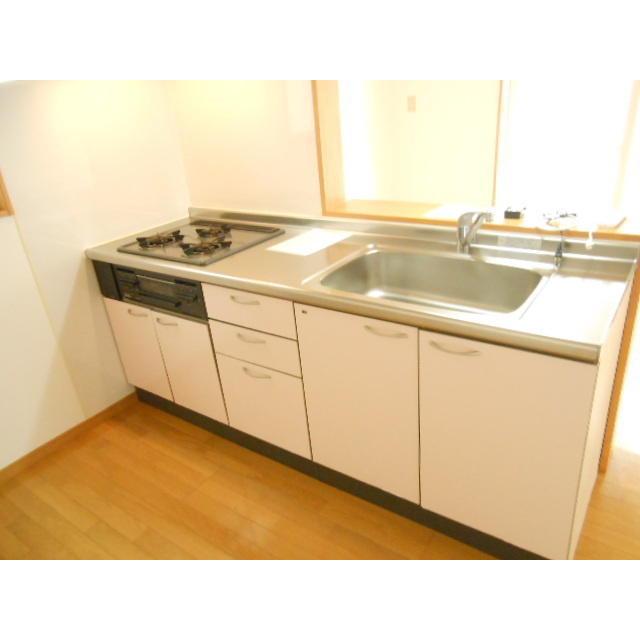 瑞穂市野白新田の一戸建てのキッチン