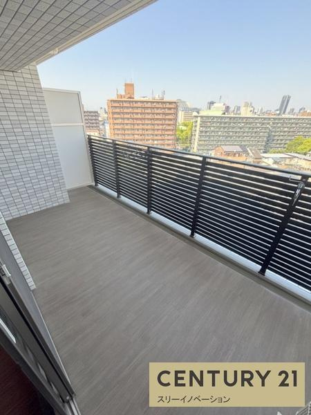 プレジオ大正（Bタイプ）のバルコニー