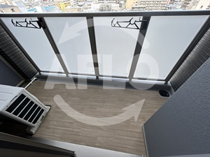 ファーストフィオーレ京橋イーストのバルコニー|ファーストフィオーレ京橋イースト　バルコニー