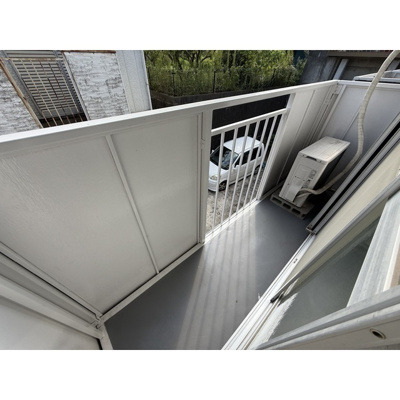 【バルコニー】 | レピュート高岡B | お洗濯にも便利なバルコニー付き