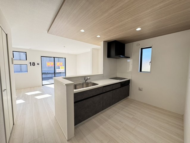 いわき市錦町花ノ井3期　新築戸建のキッチン