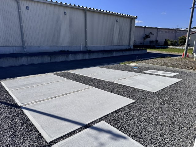 いわき市錦町花ノ井3期　新築戸建の駐車場