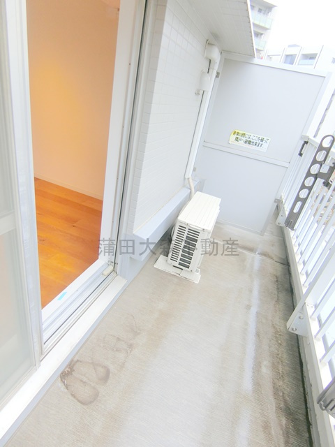 ブルーノコート蒲田のバルコニー