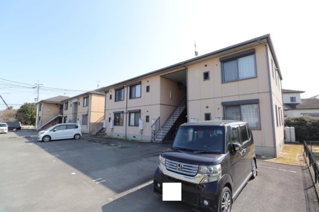 三潴郡大木町大字横溝のアパートの外観|外観もきれいです