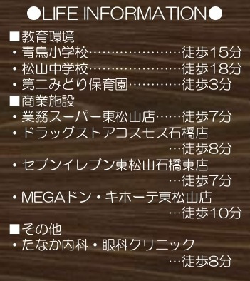 【仲介手数料無料】新築戸建　東松山市美土里町6-11（全2棟）の周辺