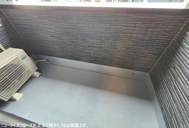熊本市東区保田窪本町のアパートのバルコニー|開放的で明るい空間を演出してくれるバルコニーです