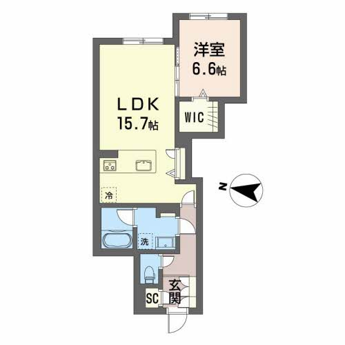 レジデンス西原べレオの間取り