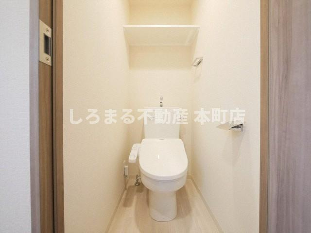 プレサンス心斎橋ソレイユのトイレ