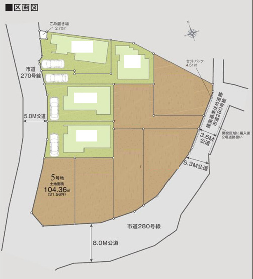 【土地図】 | 綾瀬市寺尾本町３丁目　売地　全８区画【仲介手数料無料】