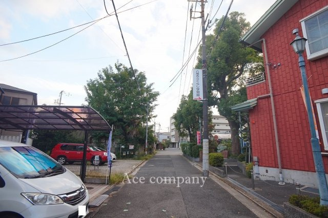 【前面道路含む現地写真】 | 八尾市本町3丁目 | 【前面道路：幅員約5.2ｍ☆】「本町第2公園」徒歩1分♪スーパー徒歩3分圏内です♪