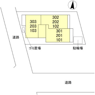 【区画図】 | Noble villa鹿手袋　A