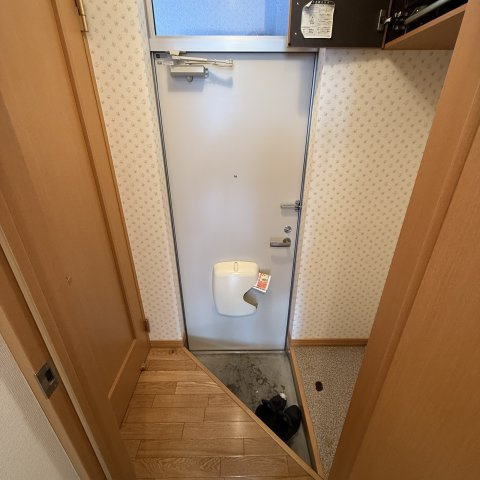 Ｌ　オレンジコートの玄関|毎日通る玄関はこちらです