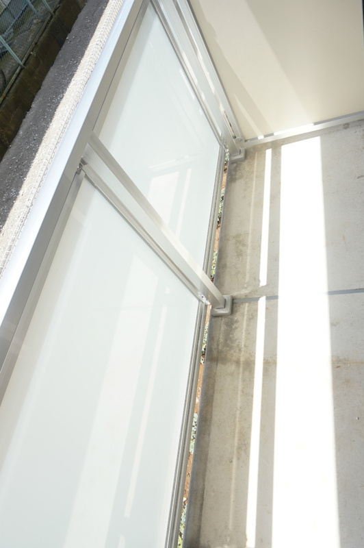 リブリ・ルームス弁天3-Ⅳのバルコニー|暖かな日差しのふりそそぐバルコニー