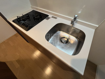 【キッチン】 | レオンコンフォート難波アッシュ | レオンコンフォート難波アッシュ　2口ガスシステムキッチン