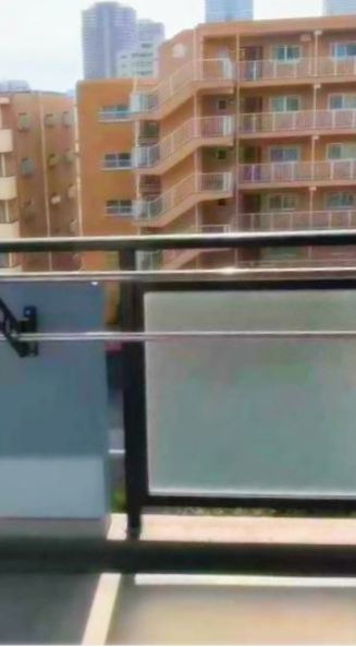 セザール第二北千住のバルコニー