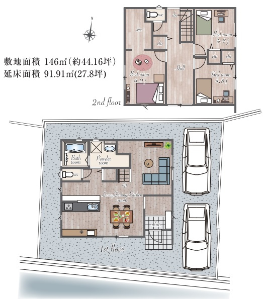 フォレクス曽師町の間取り