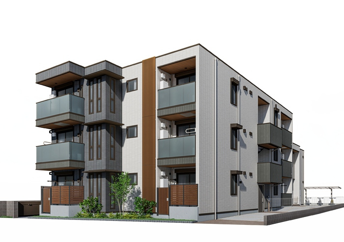 Asset-Court調布ヶ丘の外観パース