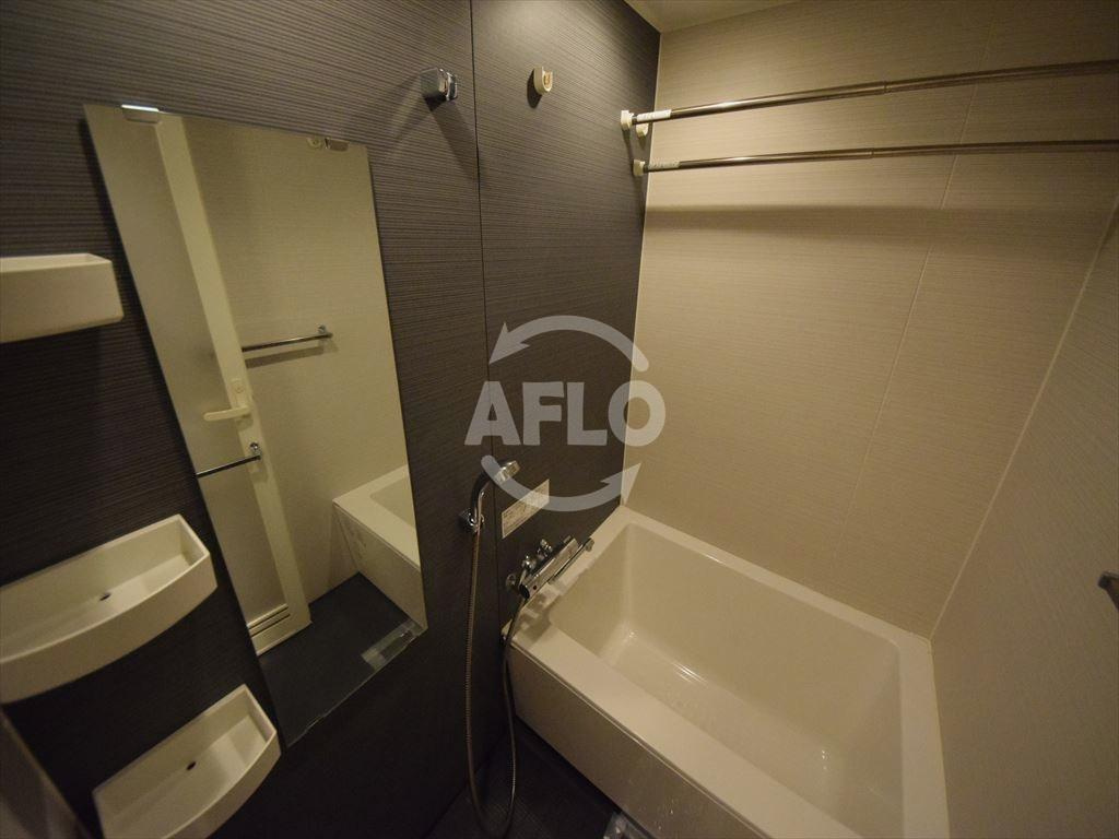 レジュールアッシュ難波リュクスの浴室|レジュールアッシュ難波リュクス　大型バスルーム