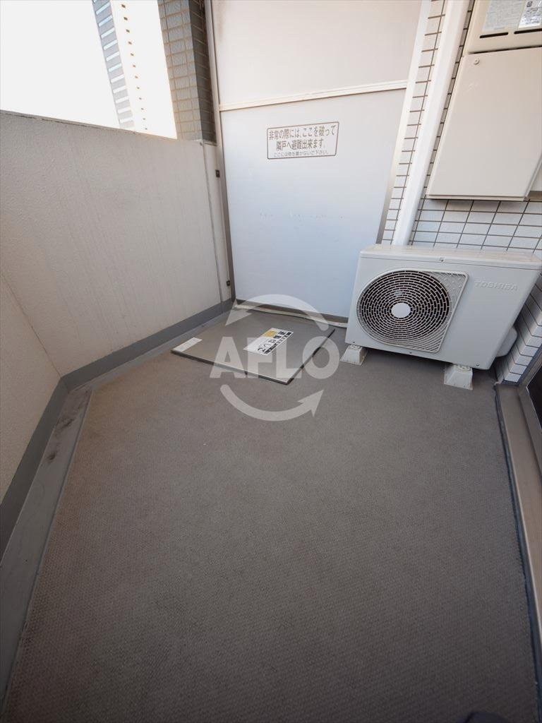 レジュールアッシュ難波リュクスのバルコニー|レジュールアッシュ難波リュクス　バルコニー