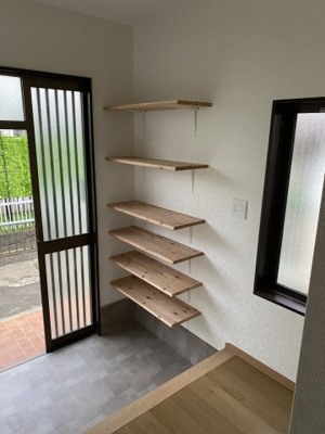 【玄関】 | 大袋貸家 | シューズ収納