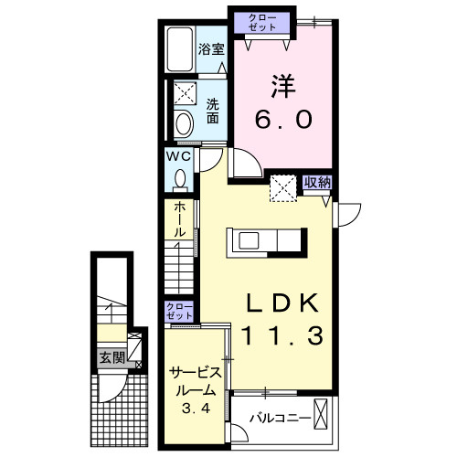 グランルーチェの間取り