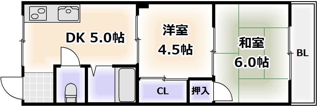 カーサビアンカの間取り