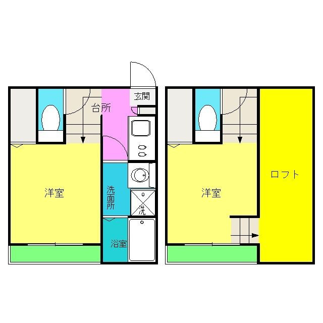 コンフォートハウス博多の間取り