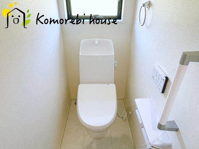 北本市下石戸下　新築一戸建て　リーブルガーデン　01のトイレ|トイレも気になるポイント