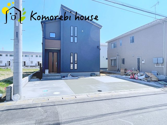 北本市下石戸下　新築一戸建て　リーブルガーデン　01の駐車場|撮影：'25/11/10