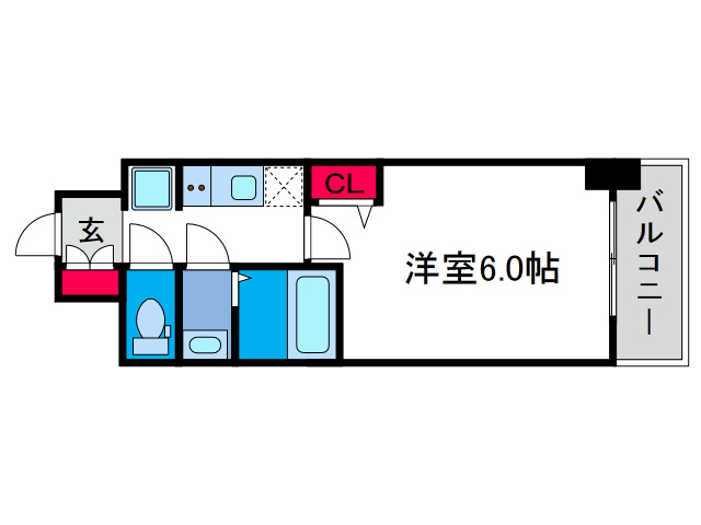 gm難波ウエストD.C.の間取り