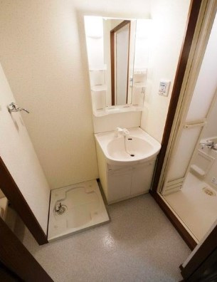 アンプルールフェールClefⅡの洗面所|※別部屋参考写真