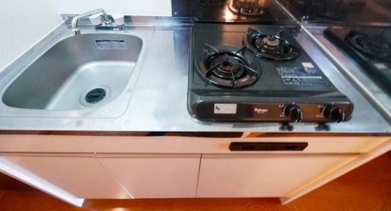 アンプルールフェールClefⅡのキッチン|※別部屋参考写真