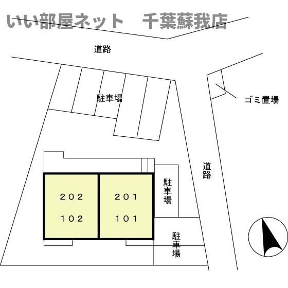 スプリング・クレイン　Ⅱの区画図