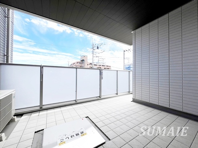 Ｂｅｌｌｅｖｉｌｌｅ桜木町のバルコニー|屋根付きバルコニーです！