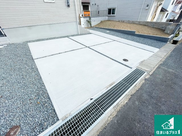 神戸市北区鳴子　第3期　新築一戸建ての駐車場|駐車スペース！散水栓があるので、こまめに愛車を洗えます！