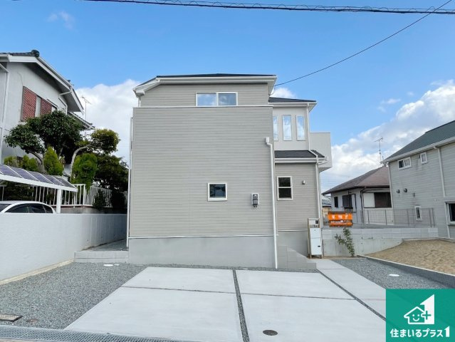 神戸市北区鳴子　第3期　新築一戸建ての外観|安心の10年保証！外観を美しく保ち、雨水で汚れを落とします！気になることがありましたら、お気軽にお問い合わせください！