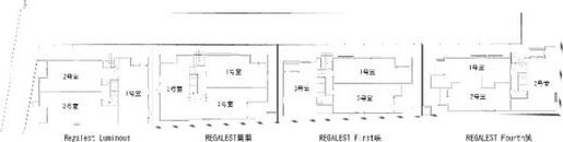 REGALEST First咲(サク)の区画図