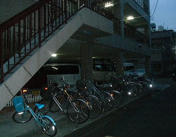 文化ハイツの駐車場|駐輪場