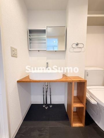 芦屋精道町アネックスの洗面所