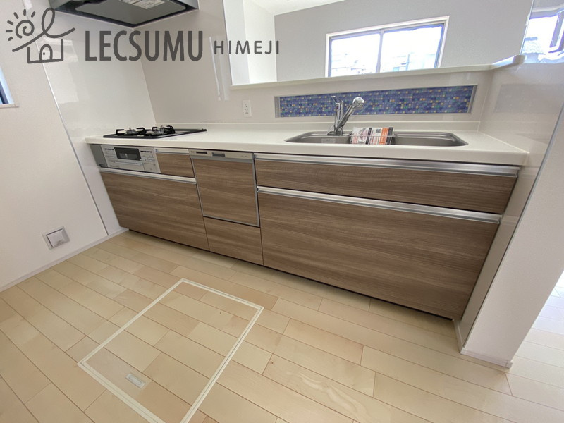 姫路市北平野南の町1期/新築戸建のキッチン|同社施工例