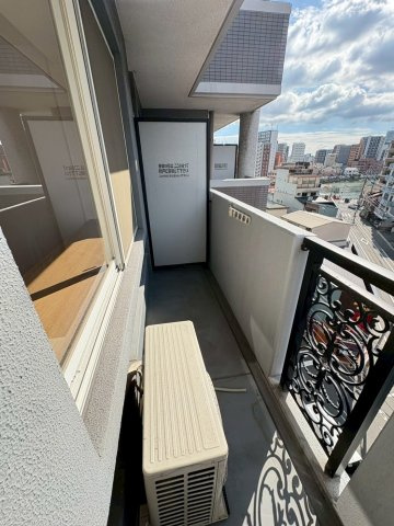 福岡市中央区春吉２丁目の賃貸マンションのバルコニー