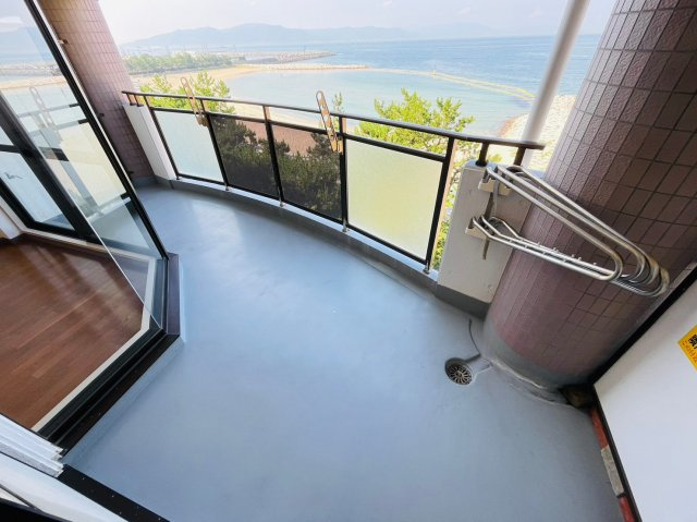 シーサイドパストラル林崎Ⅱのバルコニー
