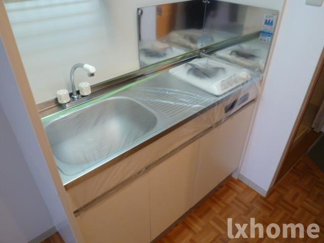 UEDA BUILDINGのキッチン|使いやすいキッチンです