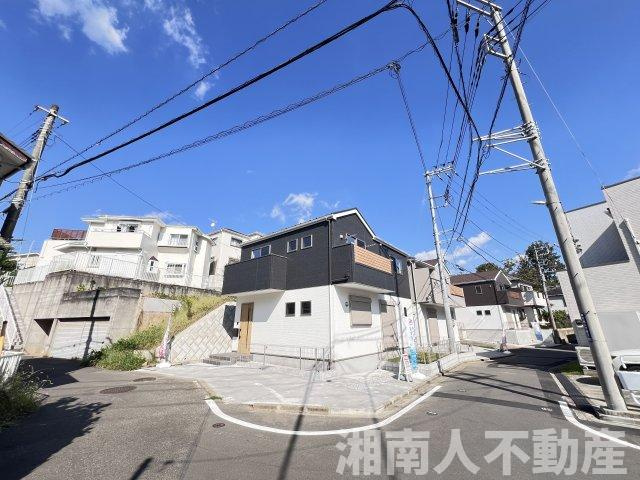 藤沢市善行坂２丁目３８９８－１５５新築戸建ての前面道路含む現地写真|前面道路含む現地写真です