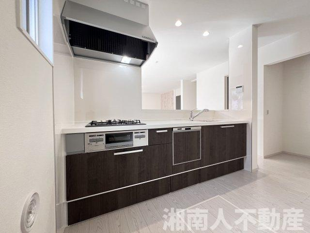 藤沢市善行坂２丁目３８９８－１５５新築戸建てのキッチン|きれいなキッチンです