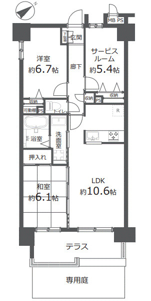 ライオンズガーデンシティ平井の間取り|エリアに精通したスタッフがあなたにぴったりのお家を紹介！お客さま目線で対応させていただきます。安心してご相談下さい