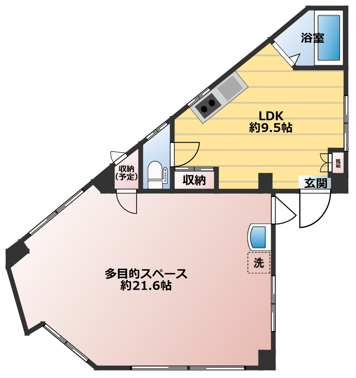 シャトル小茂根の間取り