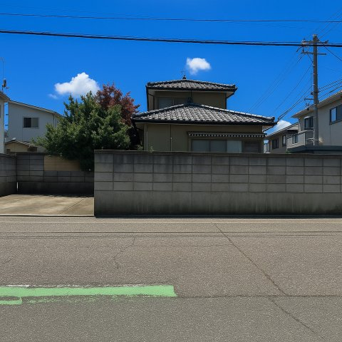 東区粟山4丁目　土地　2区画の外観