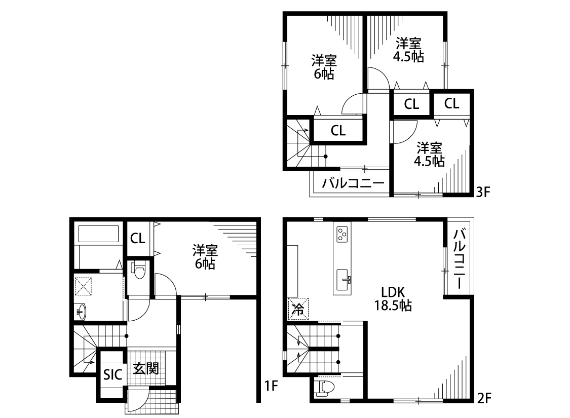大阪市鶴見区安田4丁目の参考プラン