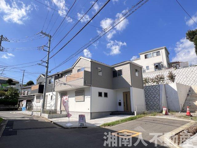 藤沢市善行坂２丁目３８９８－１５５新築戸建ての前面道路含む現地写真|前面道路含む現地写真です